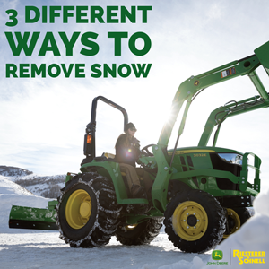 3 Different Ways to Remove Snow