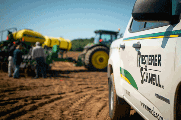 Riesterer & Schnell truck on farm support